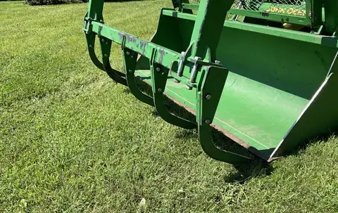 2010 John Deere 6115D MFWD Tractor with Grapple Loader photo 10